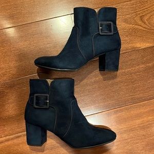 White Mountain Teal Boot with Buckle